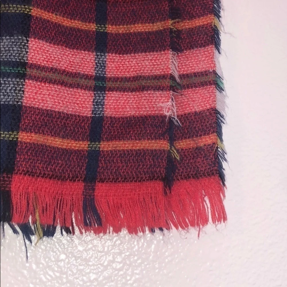 Long Rectangular Bright Blanket Scarf